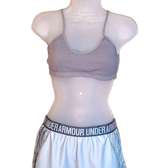 Free People Crop Cami Yoga Bralette Cut Out Athletic Tank Top Spaghetti Straps - Picture 2 of 16